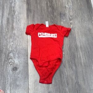 Rabbit Skins Red Kids One Piece